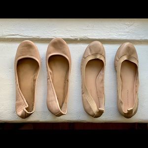 Nude ballet flats size 7 Mossimo+ Banana Republic